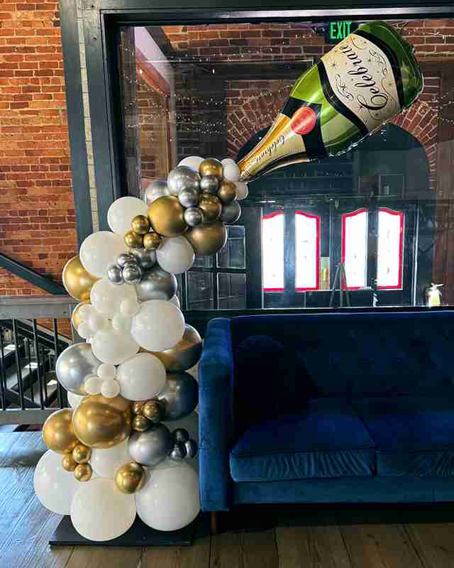 Wedding celebration balloon design