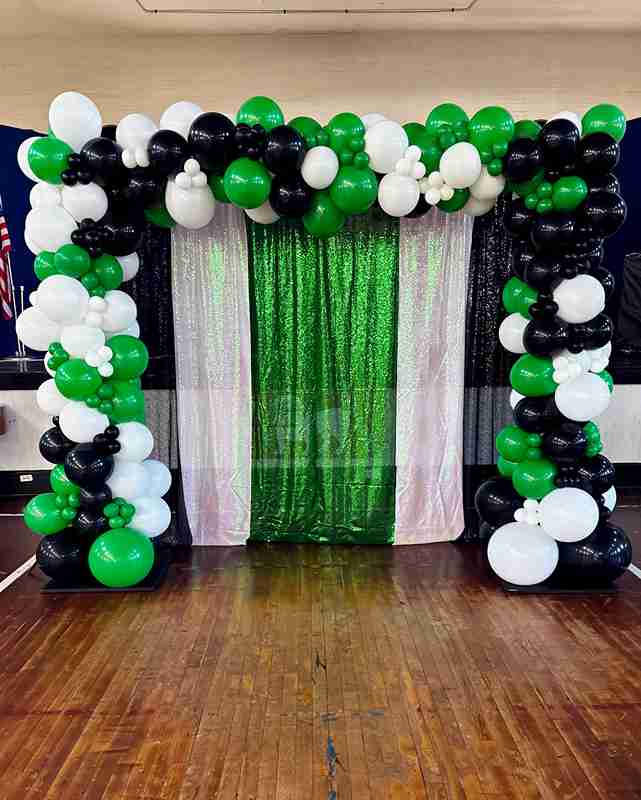 Glam jam balloon backdrop