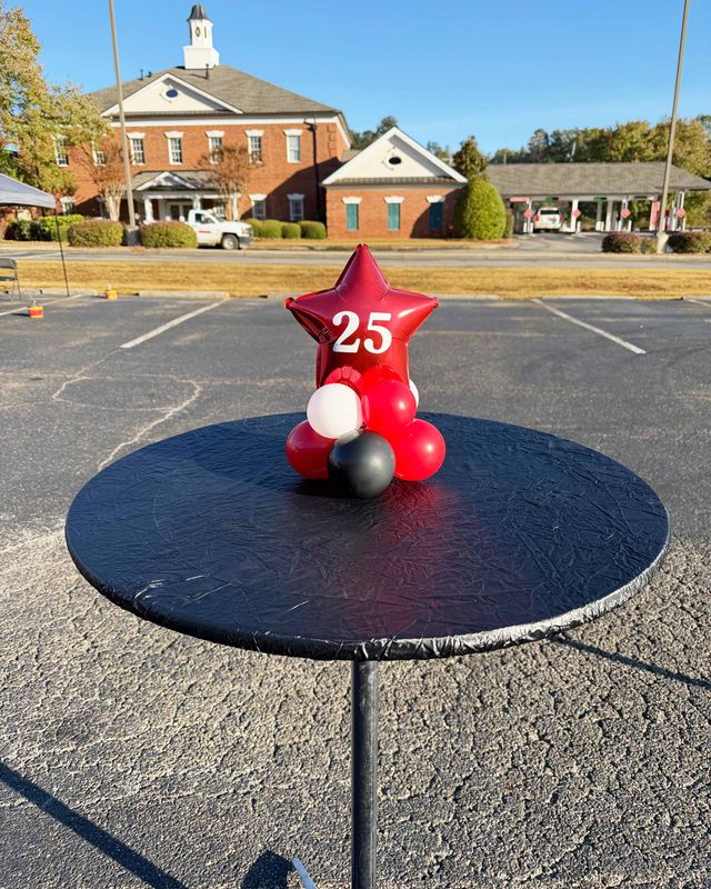 25 Anniversary Medium Balloon Centerpiece