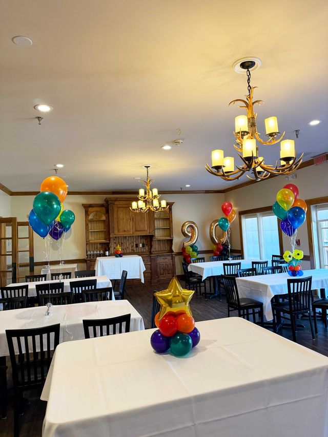 90th birthday balloons