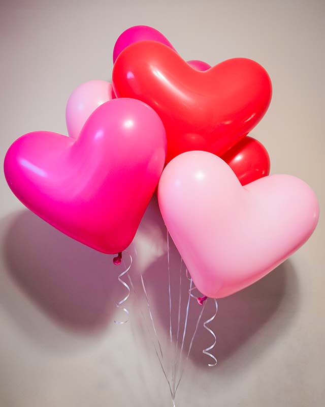 Valentine's Heart Bouquet Example